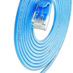 KABL U/FTP CAT6 Patch 0.25m SLIM Light okrugli, plava, 100% Bakar