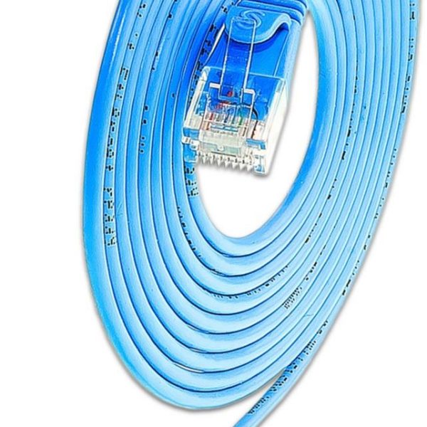 KABL UTP CAT6 Patch 0.15m SLIM Light okrugli , plava, 100% Bakar