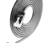 KABL U/FTP CAT6A Patch 1.5m SLIM Light okrugli, crna, 10 Gigabit 100% Bakar