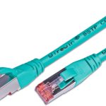 KABL S/FTP CAT6 Patch 0.5m Wirewin tirkizna, LSZH 100% Bakar