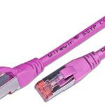 KABL S/FTP CAT6 Patch 1m Wirewin magenta, LSZH 100% Bakar