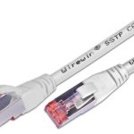 KABL S/FTP CAT6 Patch 1m Wirewin bijela, LSZH 100% Bakar