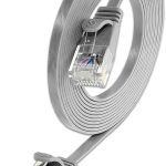 KABL UTP CAT6 Patch 1.5m SLIM ravni, siva, 100% Bakar