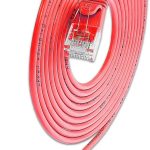 KABL UTP CAT6 Patch 0.50m SLIM Light okrugli , crvena, 100% Bakar