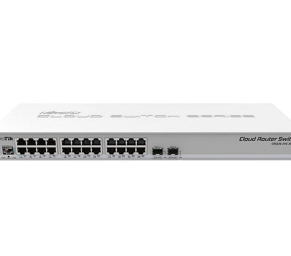 SWITCH MIKROTIK CRS326-24G-2S+RM 24x1 Gbps 2xSFP+