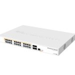 SWITCH MIKROTIK CRS328-24P-4S+RM 24Gbit 4SFP+ PoE, PoE+ 450W