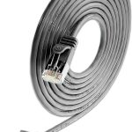 KABL U/FTP CAT6 Patch 0.25m SLIM Light okrugli, crna, 100% Bakar