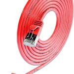 KABL U/FTP CAT6 Patch 2m SLIM Light okrugli, crvena, 100% Bakar