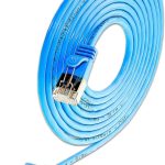 KABL U/FTP CAT6 Patch 0.5m SLIM Light okrugli, plava, 100% Bakar