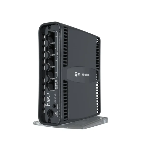 ROUTER MIKROTIK C52iG-5HaxD2HaxD-TC RouterBoard hAP ax2-WiFi6, 5x LAN, PoE-in a